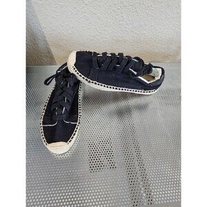 Soludos Black Espadrilles Shoes Sneakers Women's Size 5 Casual NEW